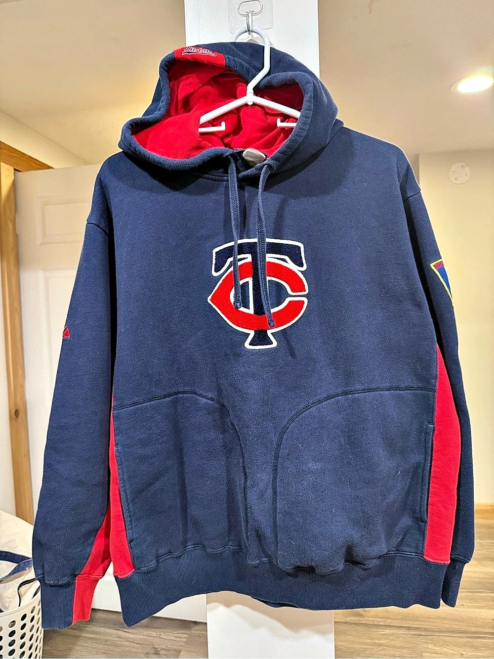 MLB Minnesota Twins Collection hoodie Twins Hoodie in Blue & Red